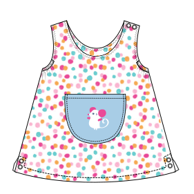 Fashion sewing patterns for BABIES Dresses Dress 009